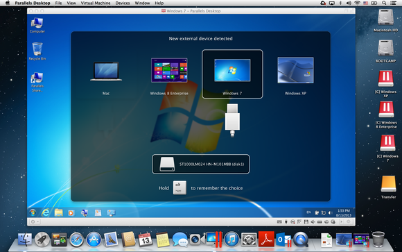 Can i move parallels desktop for mac to an external drive